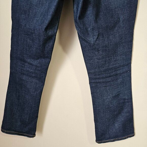 EUC ANN TAYLOR LOFT MADE AND LOVED CURVY KICK CROP JEANS SIZE 10 /30 - Picture 3 of 16